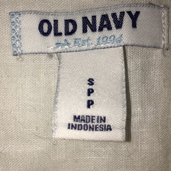 WHITE LINEN BLOUSE - Picture 4 of 6